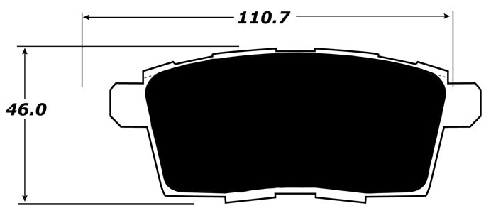 Porterfield Brake Pads for 2009 MAZDA CX-9
