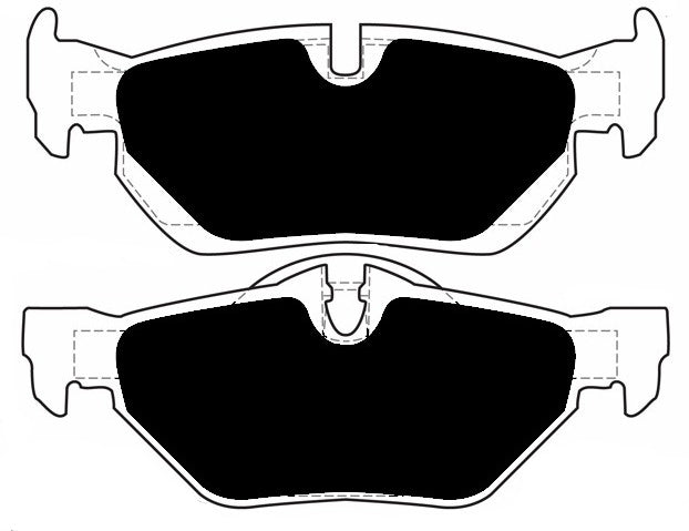 Porterfield Brake Pads for 2011 BMW X1 20d Diesel