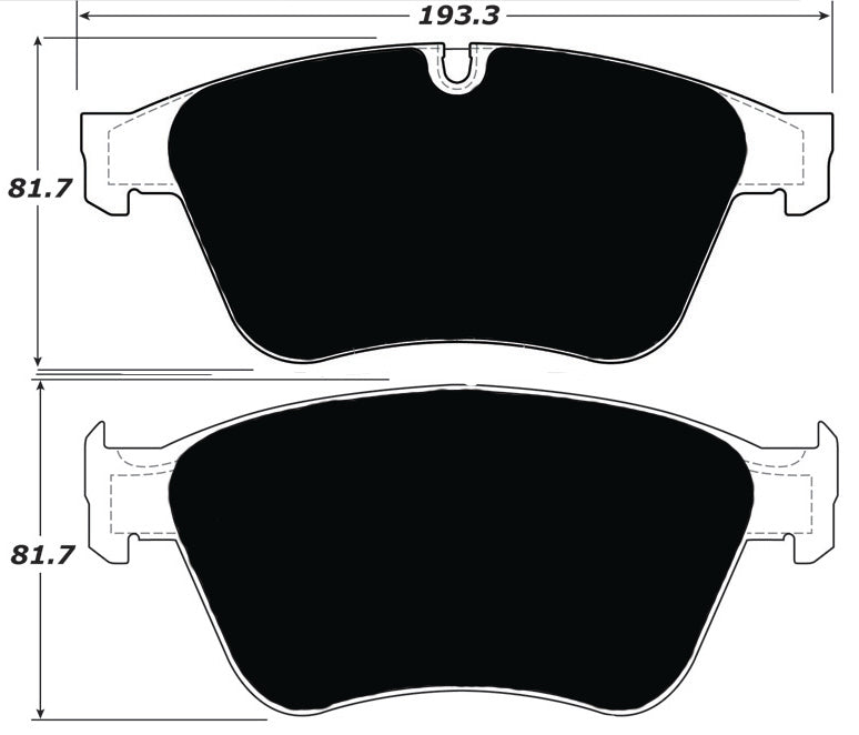 Porterfield Brake Pads for 2009 MERCEDES-BENZ ML63 AMG