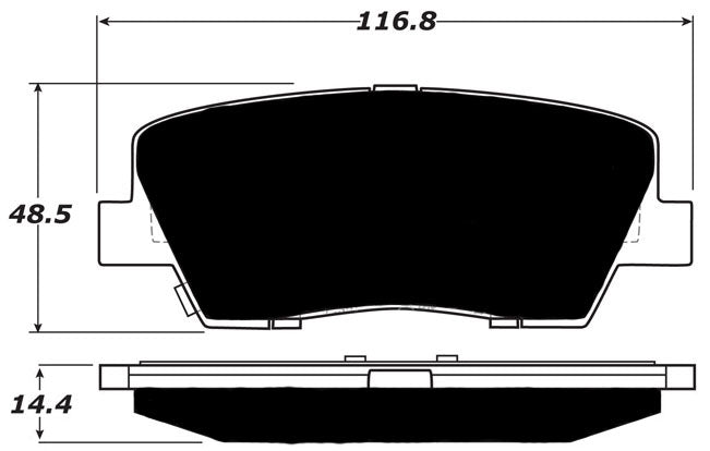 Porterfield Brake Pads for 2014 KIA SEDONA