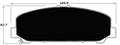 Porterfield Brake Pads for 2006 NISSAN ARMADA w/Akebono Front Caliper