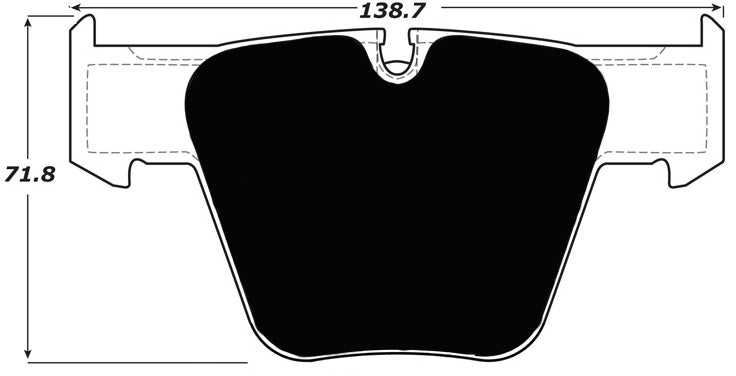 Porterfield Brake Pads for 2010 MERCEDES-BENZ CL65 AMG
