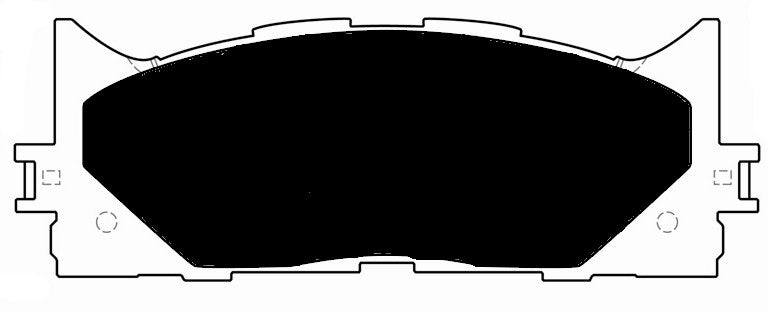 Porterfield Brake Pads for 2007 LEXUS ES 300H