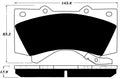 Porterfield Brake Pads for 2019 LEXUS LX 570