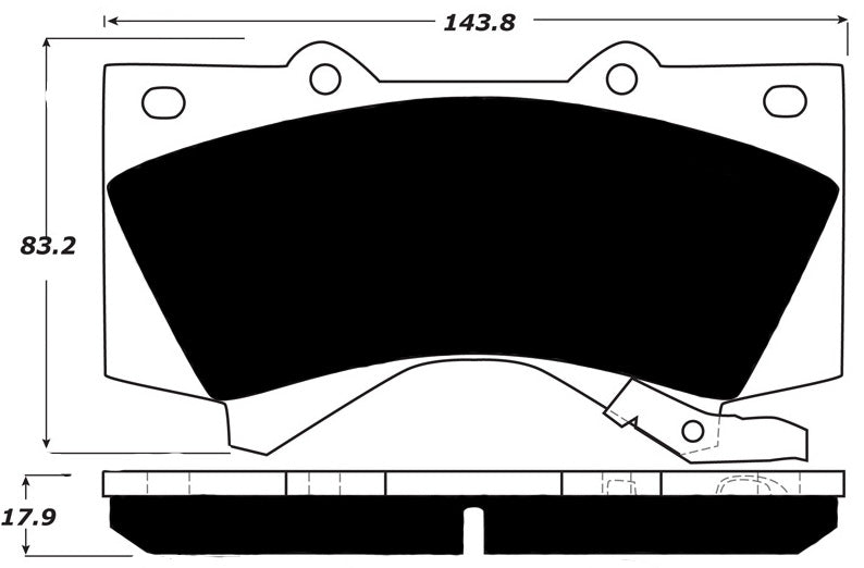 Porterfield Brake Pads for 2019 TOYOTA SEQUOIA