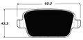 Porterfield Brake Pads for 2011 VOLVO S80 Fwd 300mm Front Disc w/Manual PB