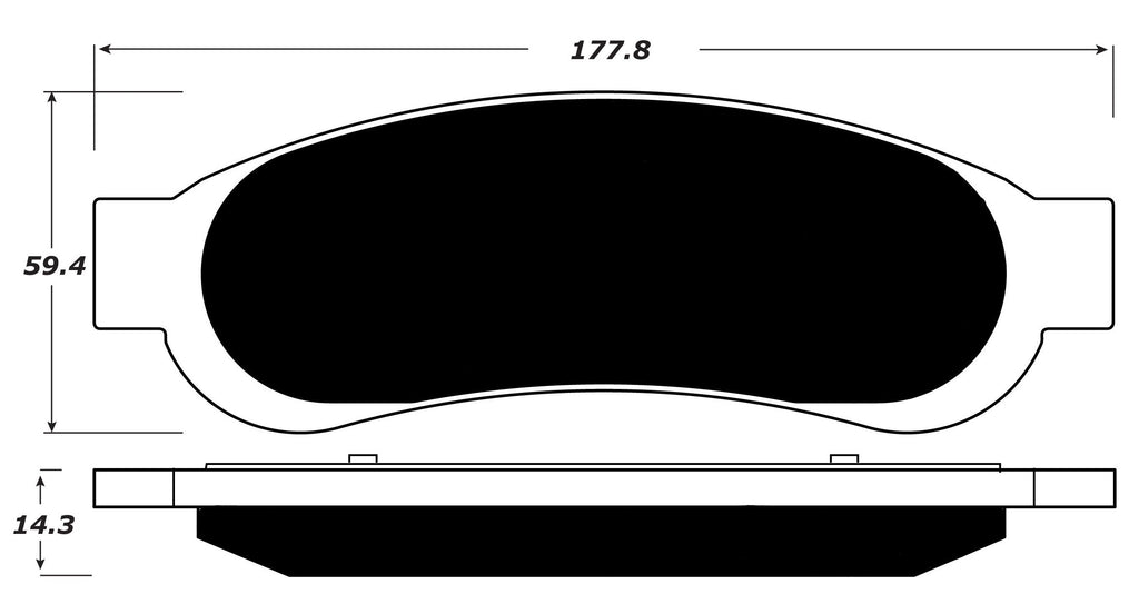 Porterfield Brake Pads for 2012 FORD F350 1 Ton 4WD SRW