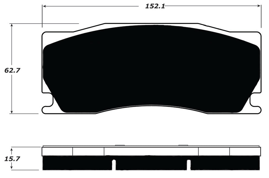 Porterfield Brake Pads for 2011 JAGUAR XKR w/Alcon Brake Pkg.
