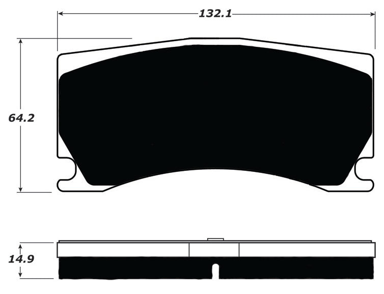 Porterfield Brake Pads for 2010 JAGUAR XKR S w/Alcon Brake Pkg.