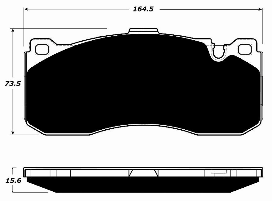 Porterfield Brake Pads for 2008 BMW 135i
