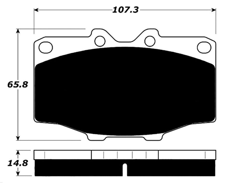 Porterfield Brake Pads for 1985 TOYOTA LANDCRUISER