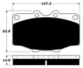 Porterfield Brake Pads for 1979 TOYOTA LANDCRUISER