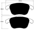 Porterfield Brake Pads for 2009 VOLKSWAGEN TIGUAN
