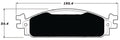 Porterfield Brake Pads for 2009 FORD FLEX
