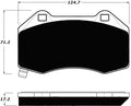 Porterfield Brake Pads for 2009 CHEVROLET COBALT  SS Brembo Front Calipers
