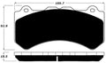 Porterfield Brake Pads for 2017 NISSAN GTR