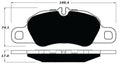 Porterfield Brake Pads for 2015 PORSCHE CAYMAN Coupe S w/Iron Discs