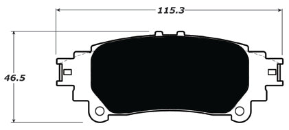 Porterfield Brake Pads for 2011 TOYOTA SIENNA