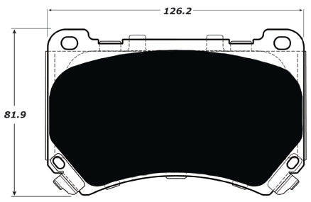 Porterfield Brake Pads for 2013 HYUNDAI GENESIS SEDAN R Spec 5.0L V8