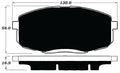 Porterfield Brake Pads for 2013 KIA FORTE 2.0L