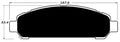 Porterfield Brake Pads for 2012 TOYOTA VENZA