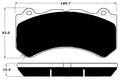 Porterfield Brake Pads for 2014 CHEVROLET CORVETTE Z06