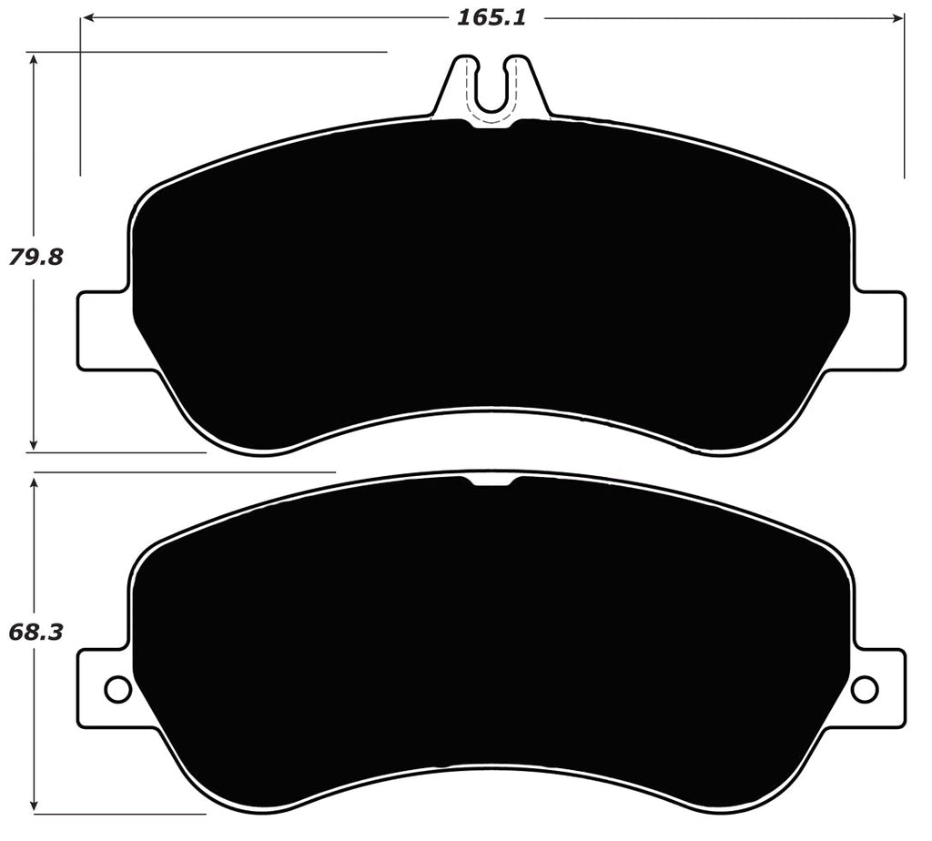 Porterfield Brake Pads for 2013 MERCEDES-BENZ GLK250