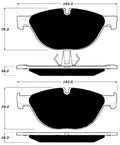 Porterfield Brake Pads for 2008 BMW 535 Gran Turismo