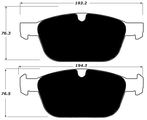 Porterfield Brake Pads for 2015 VOLVO XC60