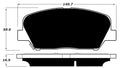 Porterfield Brake Pads for 2014 KIA Optima 2.0L Turbo w/EPB
