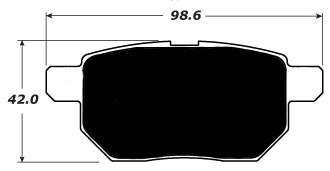 Porterfield Brake Pads for 2013 TOYOTA PRIUS Plug-In