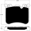 Porterfield Brake Pads for 2013 BMW X6 M
