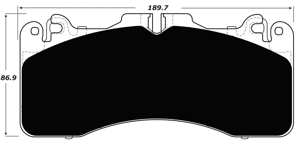 Porterfield Brake Pads for 2019 LEXUS RC-F