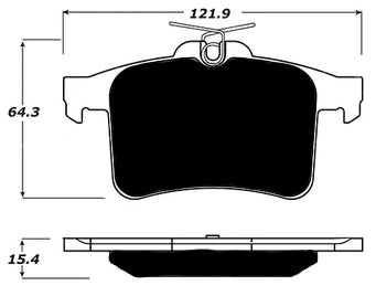 Porterfield Brake Pads for 2015 JAGUAR XJ/XJL 5.0L Supercharged