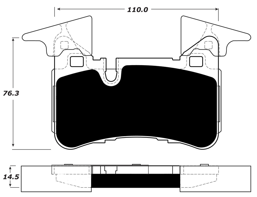 Porterfield Brake Pads for 2015 MERCEDES-BENZ E63 AMG - w/Iron Discs