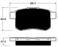 Porterfield Brake Pads for 2012 HONDA ACCORD Sedan LX