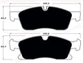 Porterfield Brake Pads for 2014 JEEP GRAND CHEROKEE w/350mm Front Disc