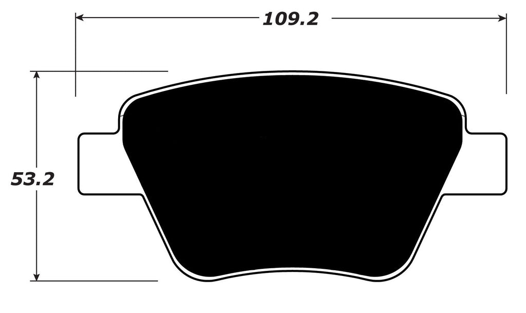 Porterfield Brake Pads for 2012 VOLKSWAGEN GOLF 2.5 Gas