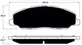 Porterfield Brake Pads for 2013 FORD MUSTANG GT V8