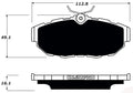 Porterfield Brake Pads for 2012 FORD MUSTANG GT w/Optional Brembo Front