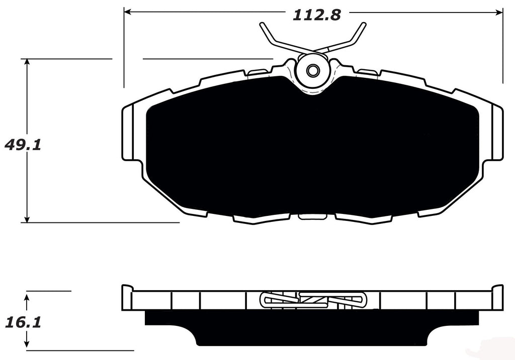 Porterfield Brake Pads for 2011 FORD MUSTANG GT w/Optional Brembo Front