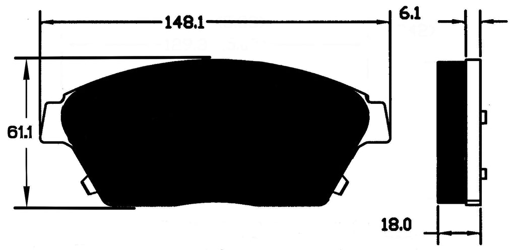Porterfield Brake Pads for 2017 BUICK VERANO