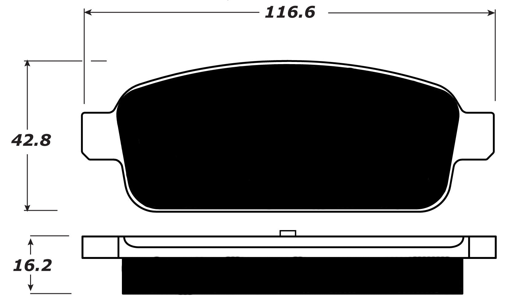 Porterfield Brake Pads for 2012 BUICK VERANO
