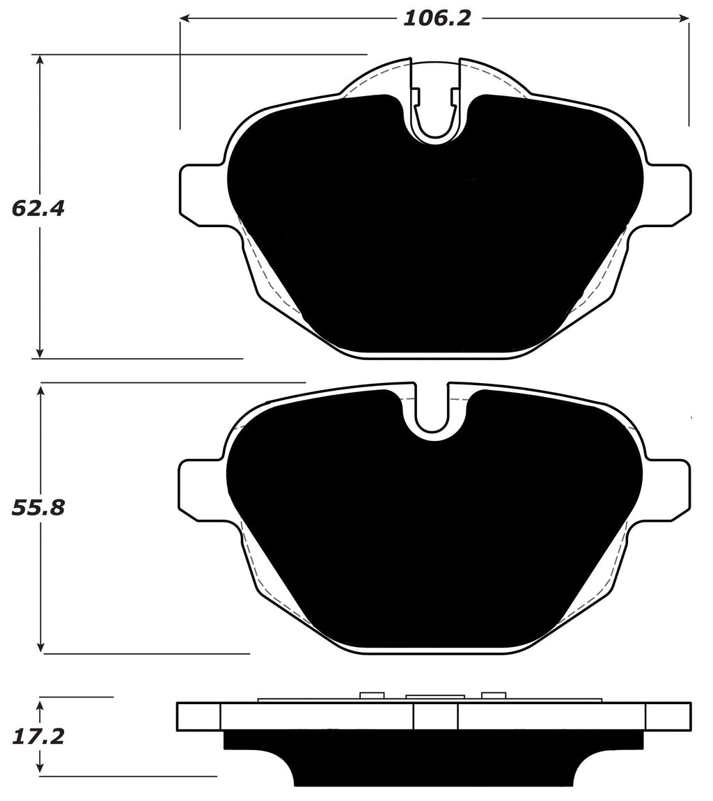Porterfield Brake Pads for 2016 BMW 528 Series