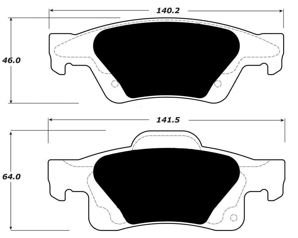 Porterfield Brake Pads for 2016 JEEP GRAND CHEROKEE - w/ 330mm Front Disc