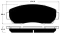 Porterfield Brake Pads for 2015 HONDA ACCORD Crosstour