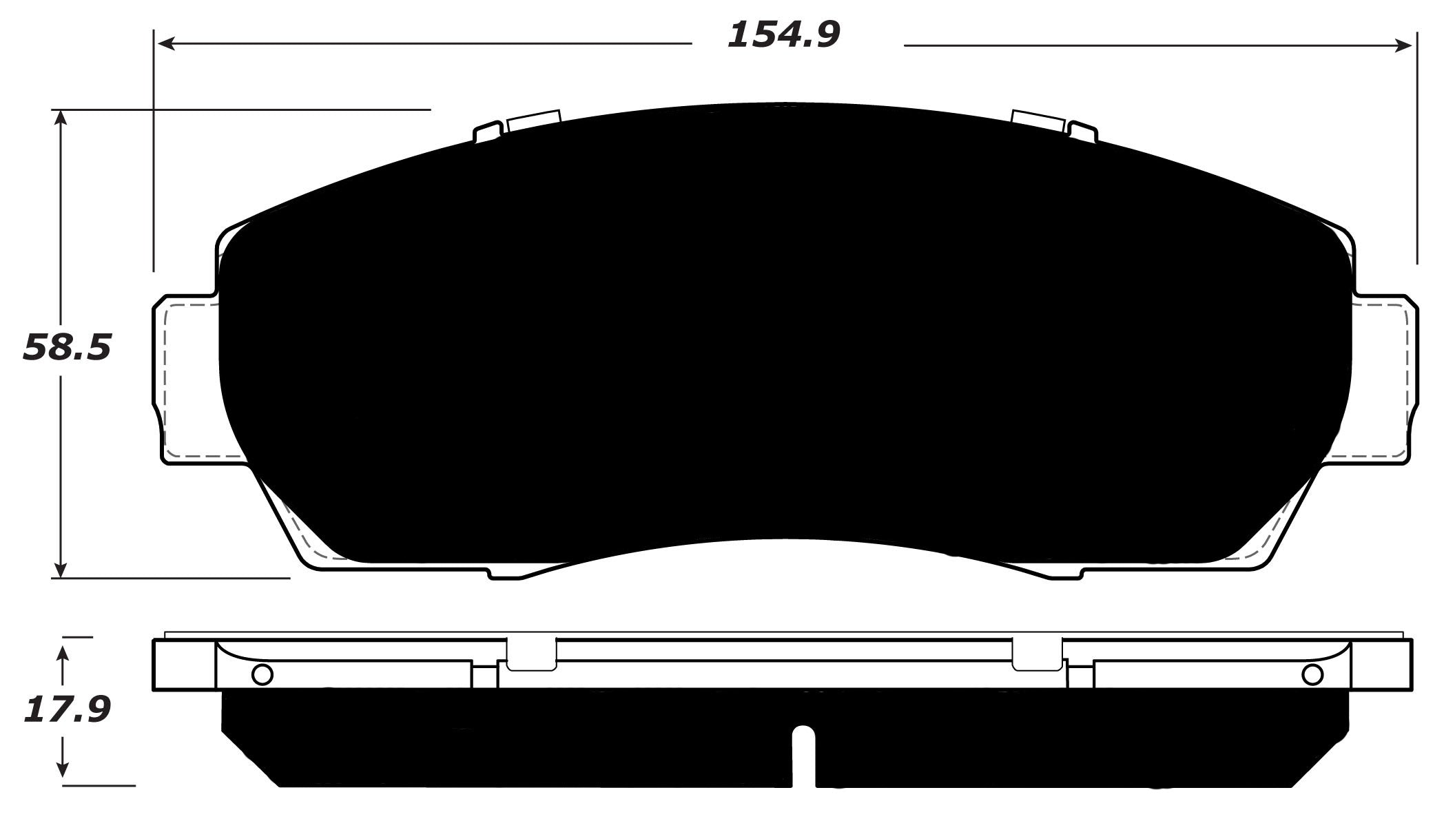 Porterfield Brake Pads for 2012 HONDA ACCORD Crosstour V6 AWD