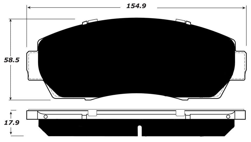 Porterfield Brake Pads for 2013 HONDA CRV -AWD
