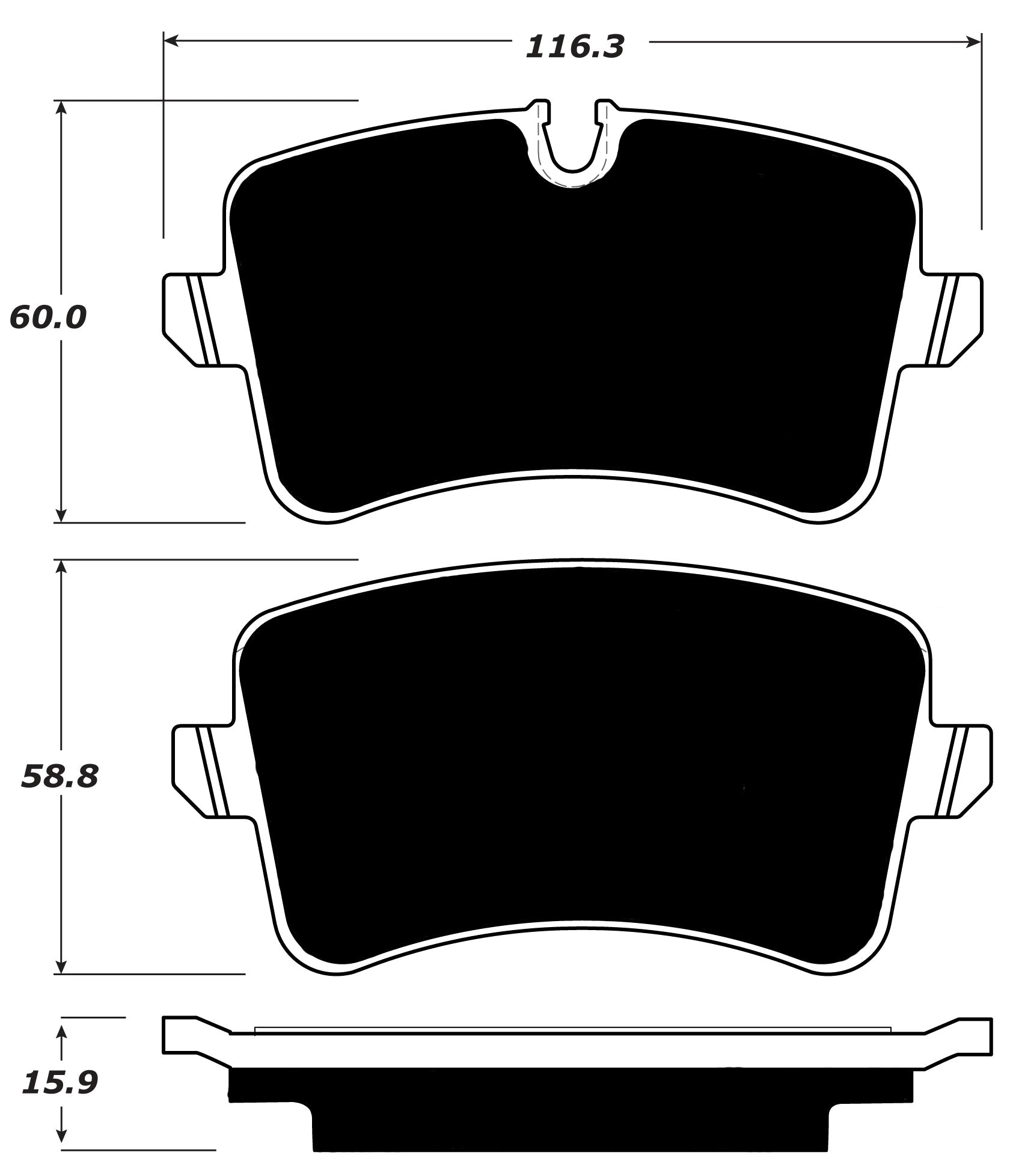 Porterfield Brake Pads for 2017 AUDI A8/A8 Quattro 3.0