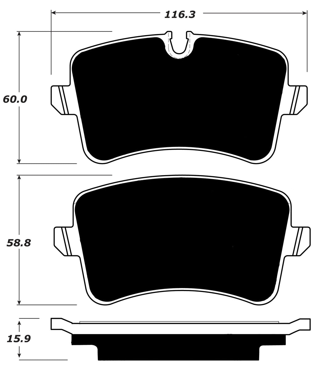 Porterfield Brake Pads for 2016 AUDI A8/A8 Quattro 3.0
